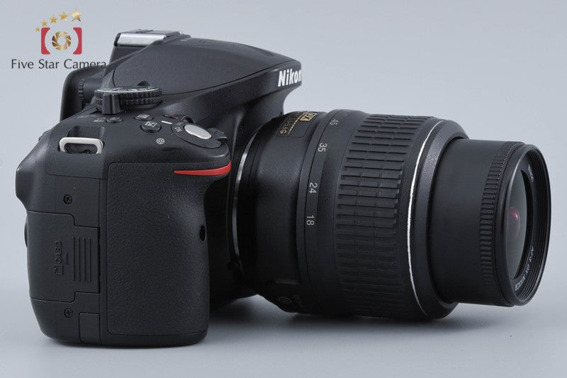 "Shutter count 2,685" Nikon D5200 Black 24.1 MP DSLR 18-55 VR Lens