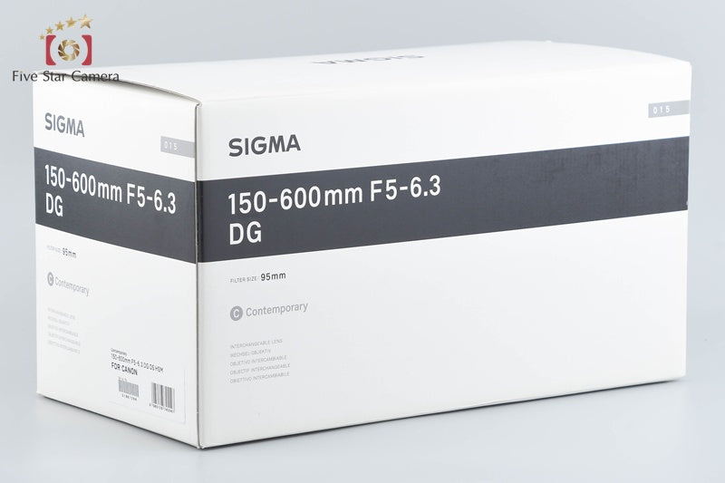 Sigma 150-600mm f/5-6.3 DG OS HSM Contemporary for Canon w/ Box