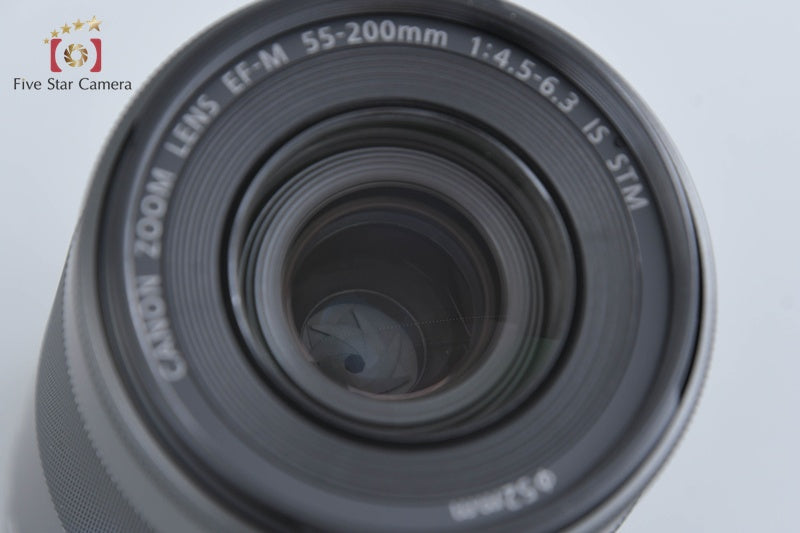 Canon EF-M 55-200mm f/4.5-6.3 IS STM Black
