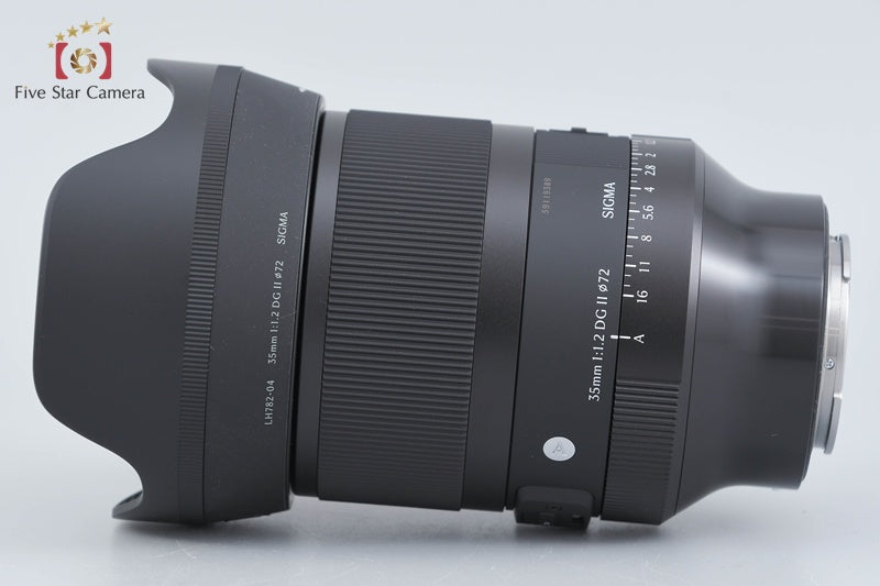 Sigma Art 35mm f/1.2 DG II for Sony E Mount