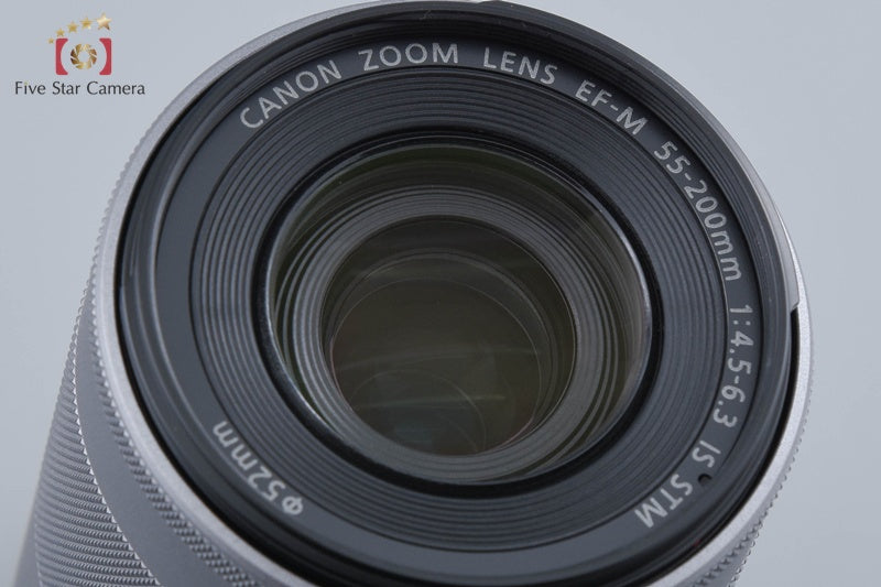 Canon EF-M 55-200mm f/4.5-6.3 IS STM Silver