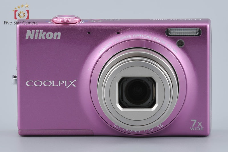Nikon COOLPIX S6100 Gloss Pink 16.0 MP Digital Camera
