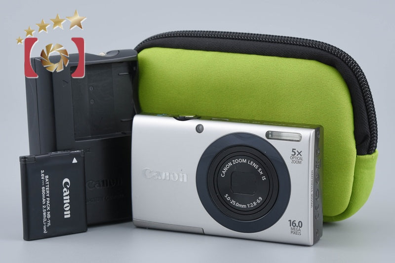 Canon PowerShot A3400 IS Silver 16.0 MP Digital Camera
