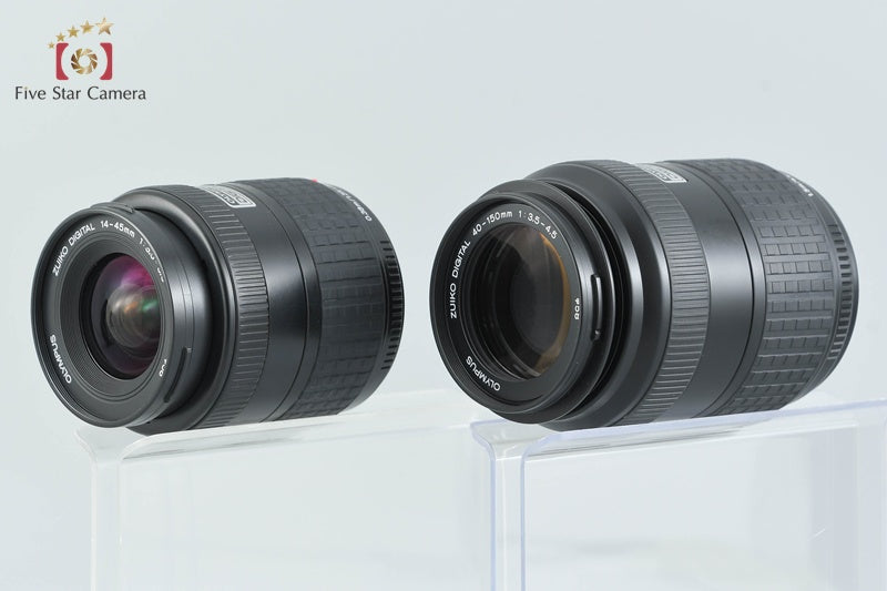 Olympus E-300 8.0 MP DSLR Camera 14-45 40-150 Lenses