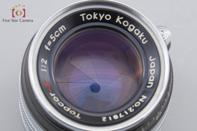 Tokyo Kogaku Topcon Topcor-S 50mm f/2 L39 LTM Leica Thread Mount