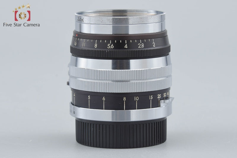 Tokyo Kogaku Topcon Topcor-S 50mm f/2 L39 LTM Leica Thread Mount