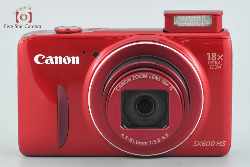 Canon Powershot SX600 HS Red 16.0 MP Digital Camera
