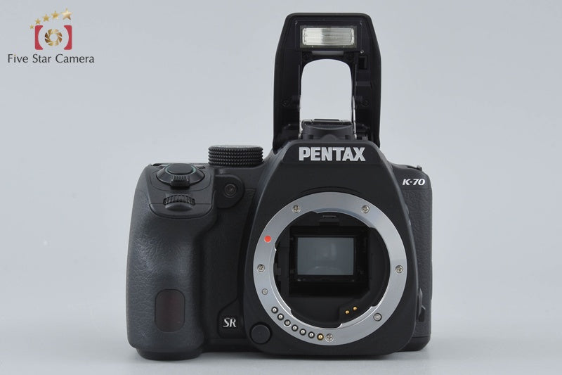 "Shutter count 6" PENTAX K-70 Black 24.0 MP DSLR Camera Body w/ Box