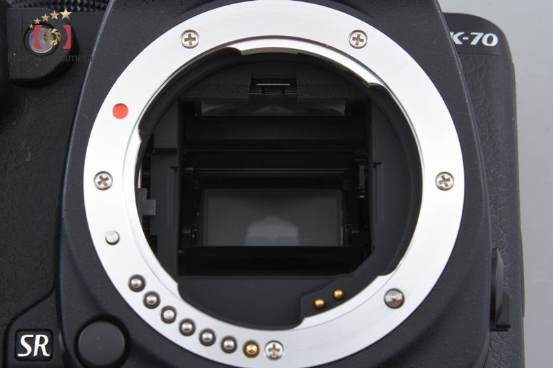 "Shutter count 6" PENTAX K-70 Black 24.0 MP DSLR Camera Body w/ Box
