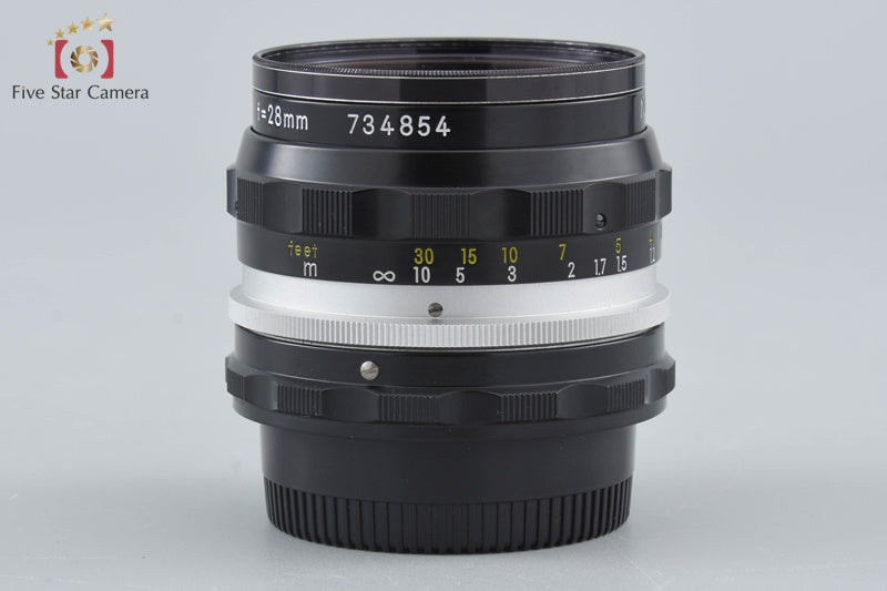 Nikon NIKKOR-H Auto 28mm f/3.5 Non Ai Lens
