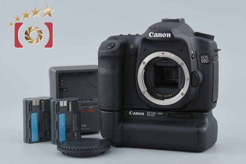 Canon EOS 50D 15.1 MP Digital SLR Camera Body + BG-E2N Battery Grip