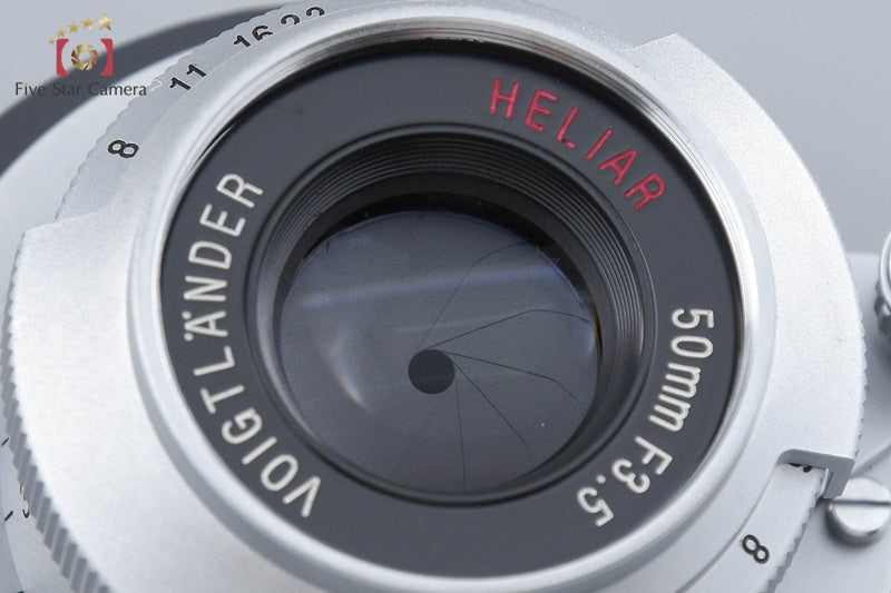 Voigtlander HELIAR 50mm f/3.5 BESSA T HELIAR 101 Years Model L39 Mount