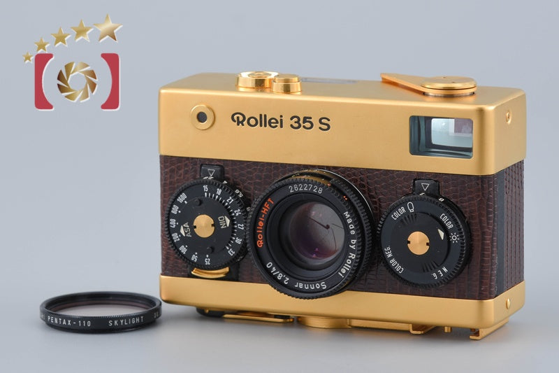 Rollei 35S Gold 60th Anniversary Model 35mm Point & Shoot Film Camera