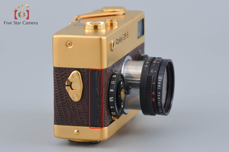 Rollei 35S Gold 60th Anniversary Model 35mm Point & Shoot Film Camera