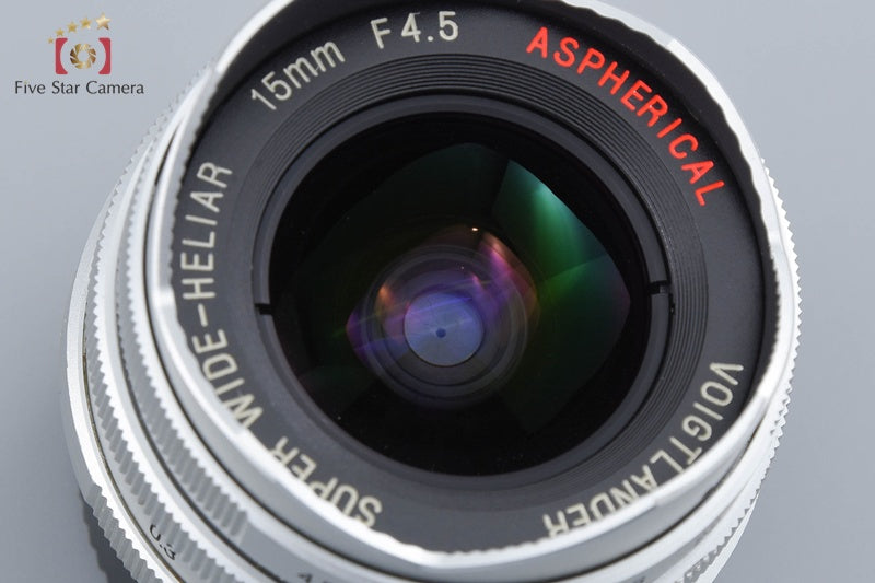 Voigtlander SUPER WIDE-HELIAR 15mm f/4.5 Aspherical Silver for L39