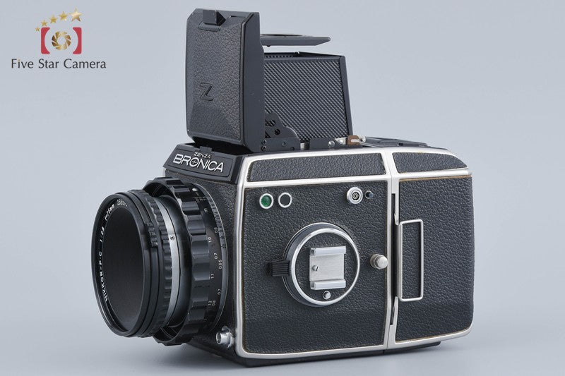 Zenza Bronica EC Black Medium Format Film Camera + Nikon NIKKOR-P.C 75mm f/2.8