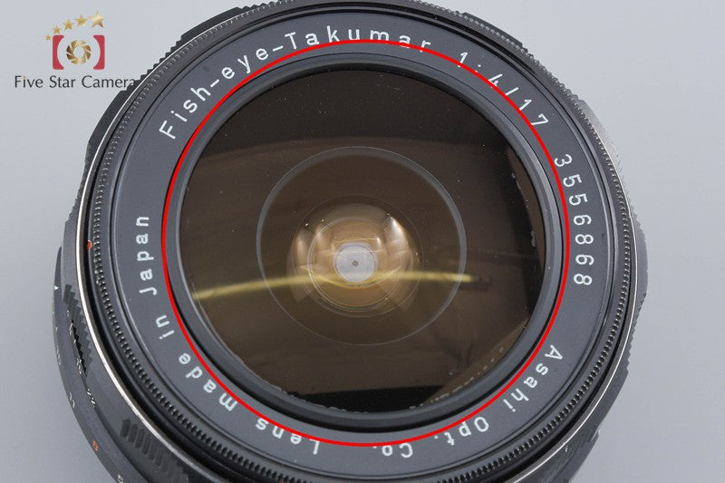PENTAX SMC Fish-eye-Takumar 17mm f/4 M42 Mount Lens
