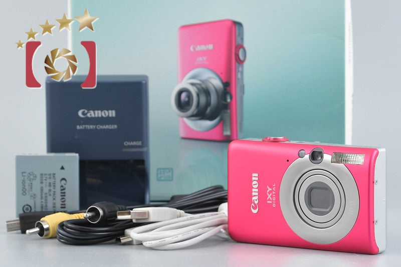 Canon IXY Digital 110 IS Red 10.0 MP Digital Camera w/ Box