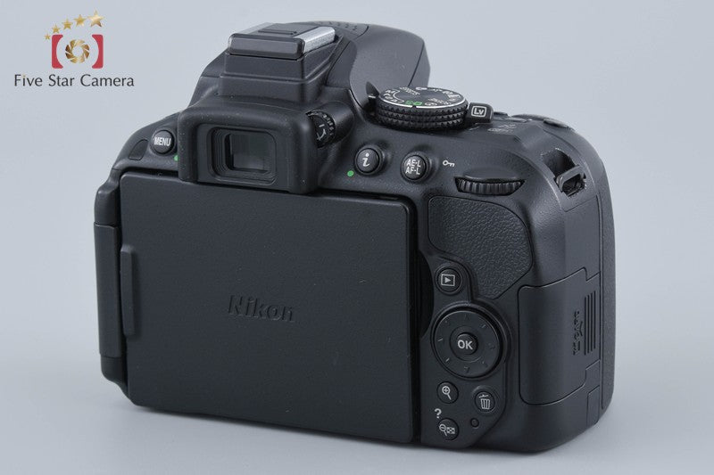 "Count 5,642" Nikon D5300 Black 24.2 MP DSLR Camera AF-P 18-55 VR Lens