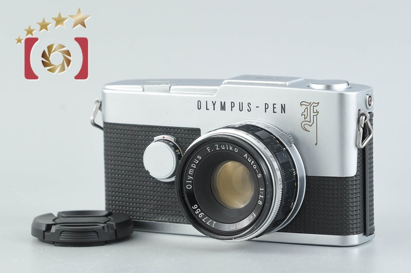 Olympus PEN F 35mm Half Frame Film Camera + F.ZUIKO AUTO-S 38mm f/1.8