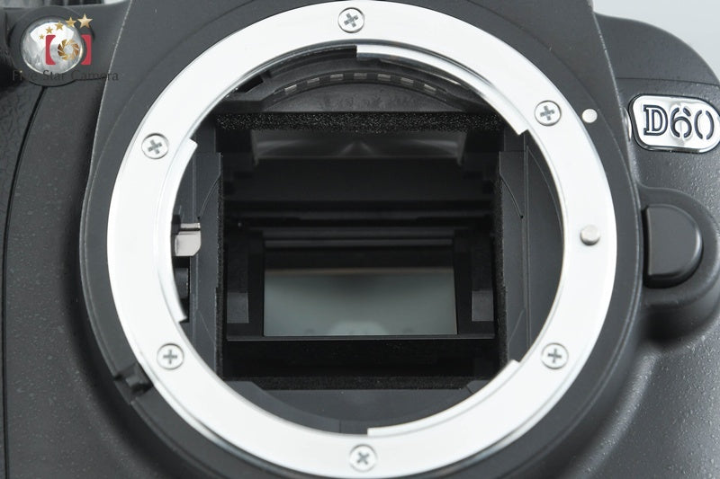 "Shutter count 3,776" Nikon D60 10.2 MP DSLR Camera 18-55 Lens