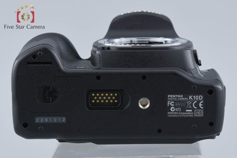 "Count 2,299" PENTAX K10D 10.2 MP Digital SLR Camera 18-55 Lens w/ D-BG2