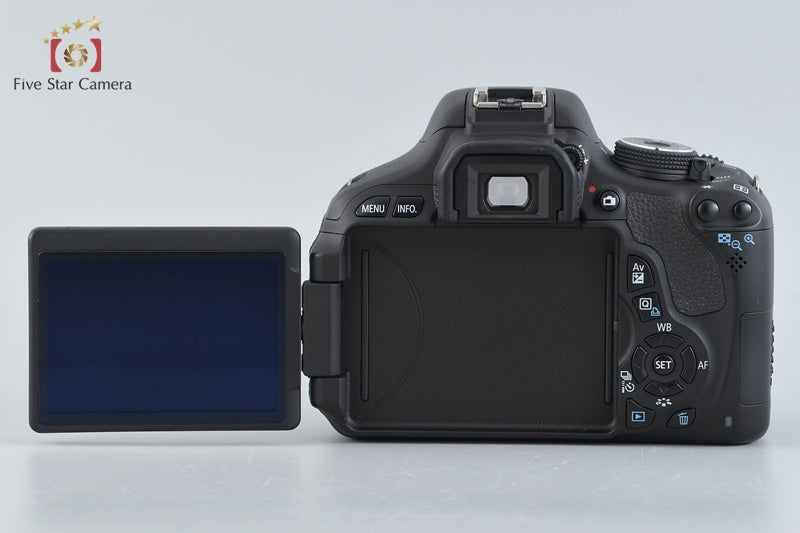 Canon EOS Kiss X5 / Rebel T3i / 600D 18.0 MP EF-S 18-55 IS II Lens