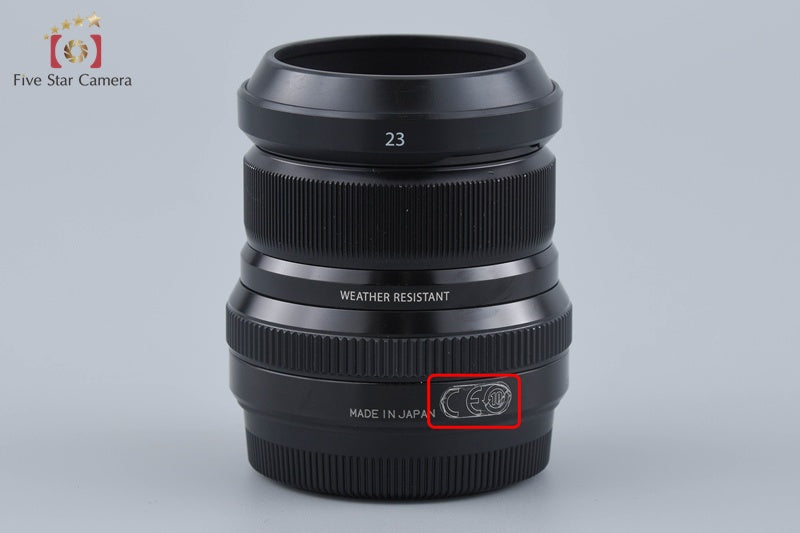 Fujifilm XF 23mm f/2 R WR Black