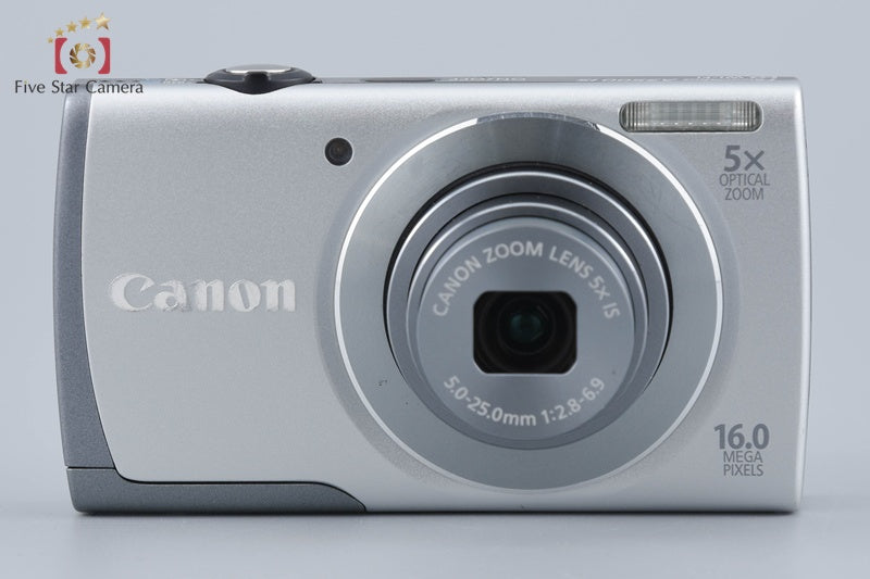 Canon PowerShot A3500 IS Silver 16.0 MP Digital Camera