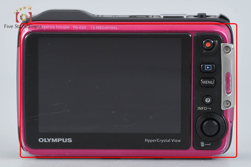 Olympus Tough TG-620 Pink 12.0 MP 5m Waterproof Digital Camera