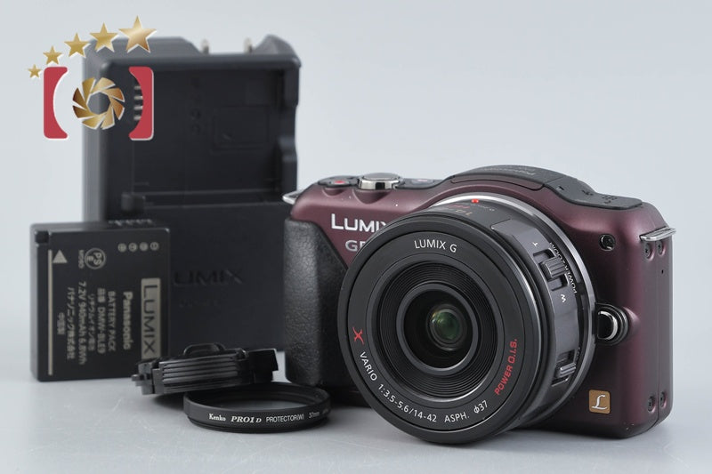 Panasonic LUMIX DMC-GF5 Brown 12.1 MP 14-42 Lens [Japanese Language On
