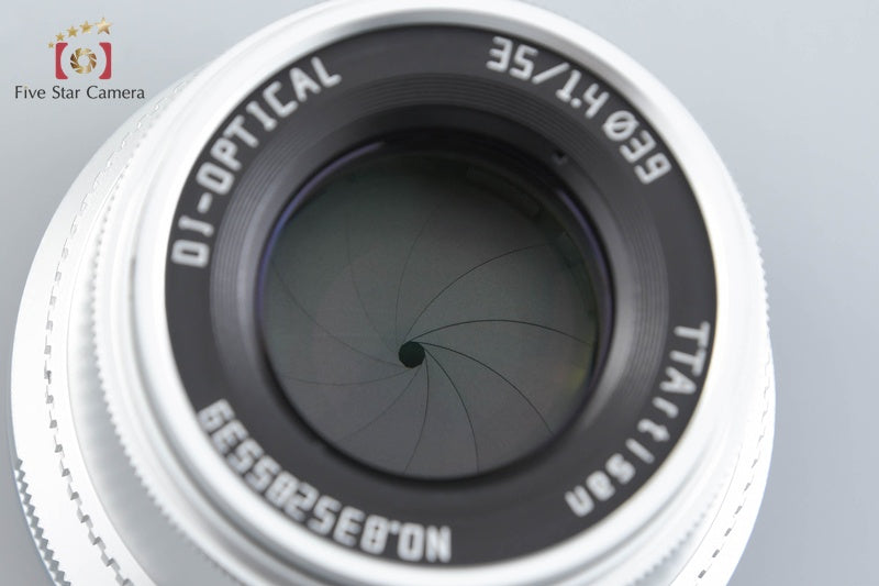 Meisho Kogaku TTArtisan 35mm f/1.4 Silver for Fujifilm X Mount