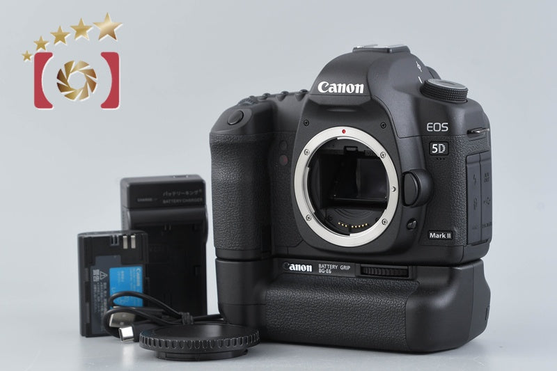 "Count 944" Canon EOS 5D Mark II 21.1 MP DSLR Camera + BG-E6 Battery Grip