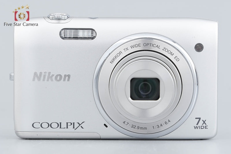 Nikon COOLPIX S3400 Crystal Silver 20.1 MP Digital Camera