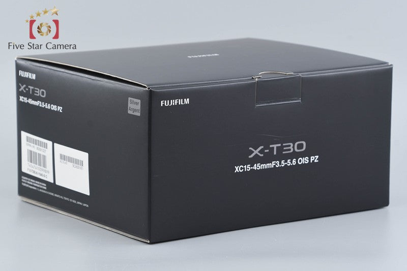 Fujifilm X-T30 Silver 26.1 MP Digital Camera 15-45 Lens w/ Box