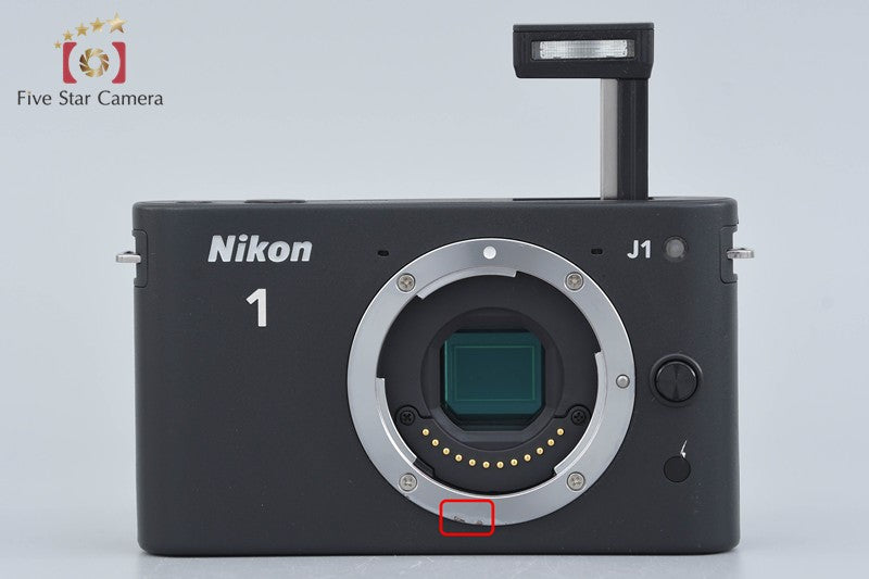 "Shutter count 3,449" Nikon 1 J1 Black 10.1 MP Digital Camera Body