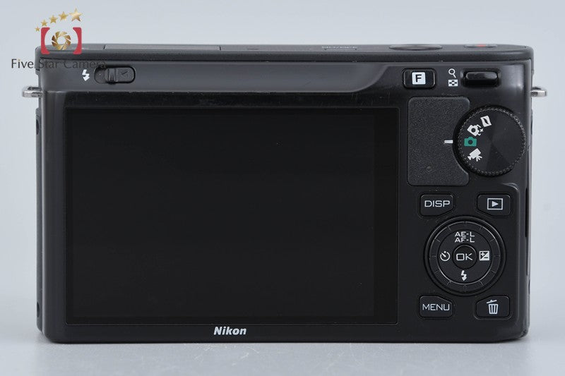 "Shutter count 3,449" Nikon 1 J1 Black 10.1 MP Digital Camera Body