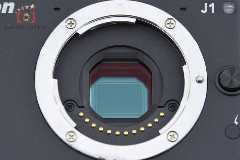 "Shutter count 3,449" Nikon 1 J1 Black 10.1 MP Digital Camera Body