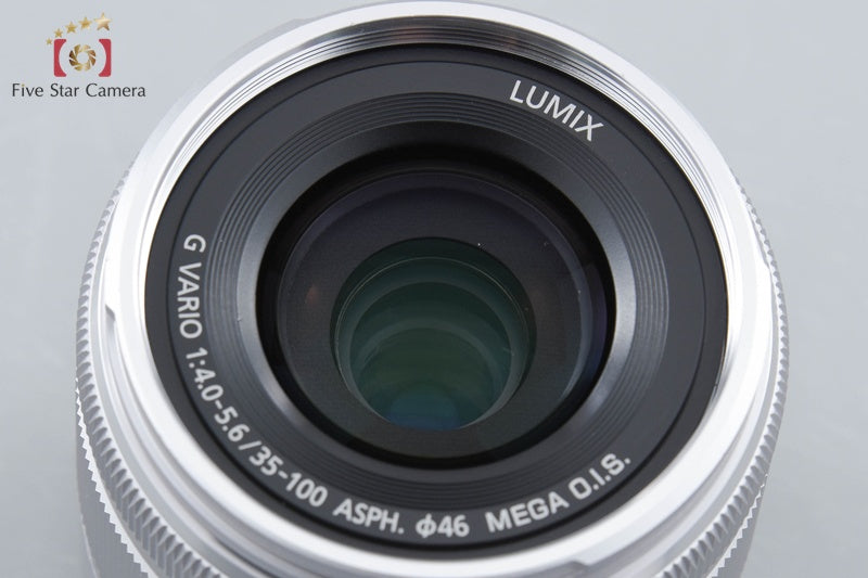 Panasonic LUMIX G VARIO 35-100mm f/4-5.6 ASPH. MEGA O.I.S. H-FS35100 Silver