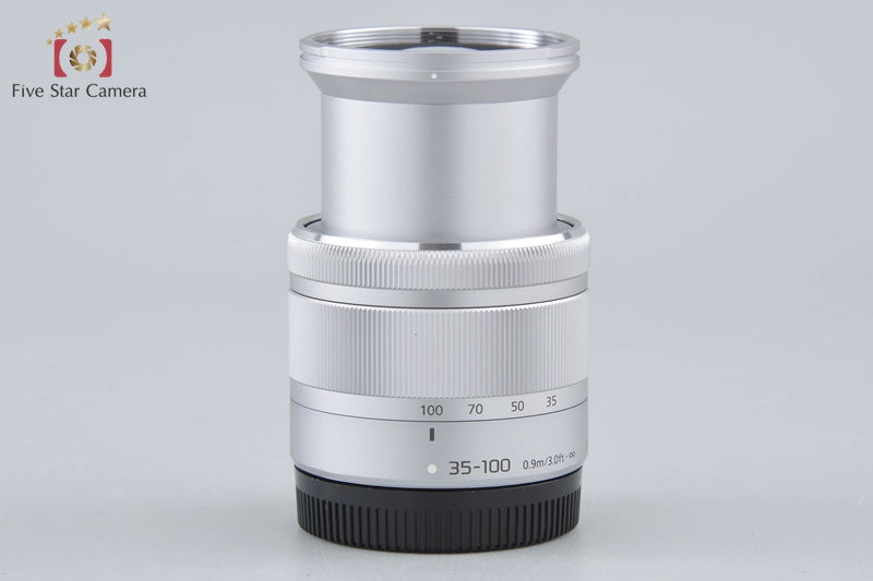 Panasonic LUMIX G VARIO 35-100mm f/4-5.6 ASPH. MEGA O.I.S. H-FS35100 Silver