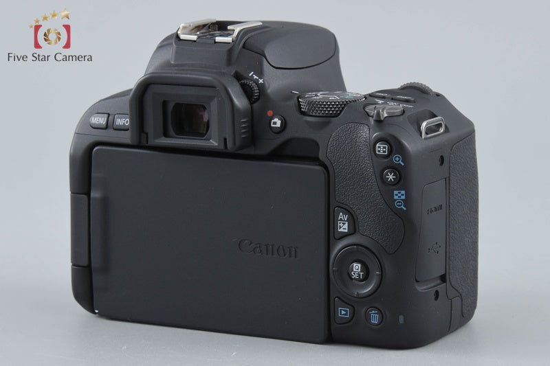 "Count 4,994" Canon EOS Kiss X9 / Rebel SL2 / 200D Black 24.2MP DSLR Camera Body