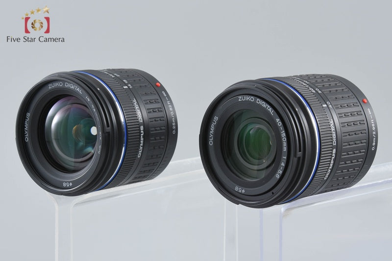 "Shutter count 2,515" Olympus E-520 10.0 MP DSLR 14-42 40-150 Lenses