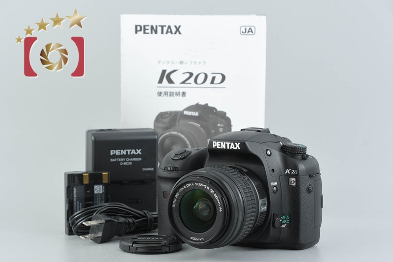 "Shutter count 377" PENTAX K20D 14.6 MP Digital SLR Camera SMC DA 18-55 Lens