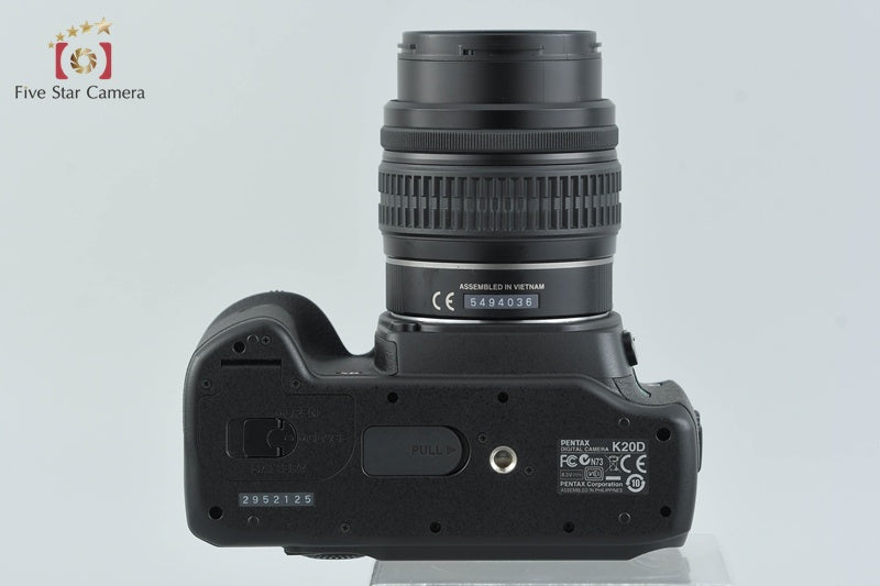 "Shutter count 377" PENTAX K20D 14.6 MP Digital SLR Camera SMC DA 18-55 Lens
