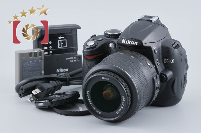 Nikon D5000 12.3 MP DSLR Camera 18-55 VR Lens