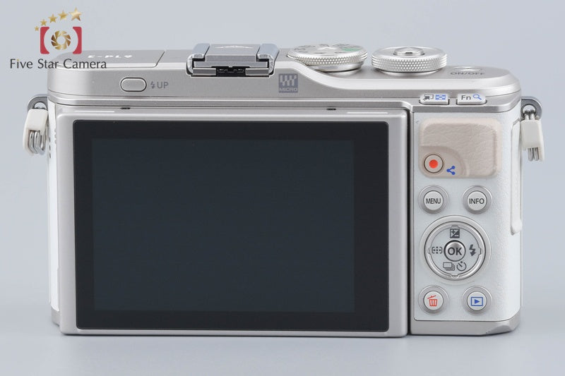 "Shutter count 874" Olympus PEN E-PL9 White 16.1 MP 14-42 40-150 Lenses w/ Box