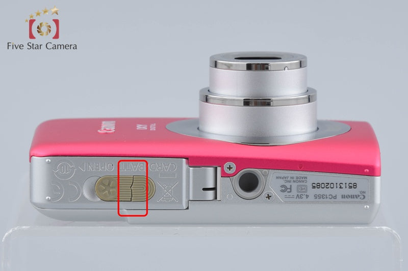 Canon IXY Digital 110 IS Red 10.0 MP Digital Camera