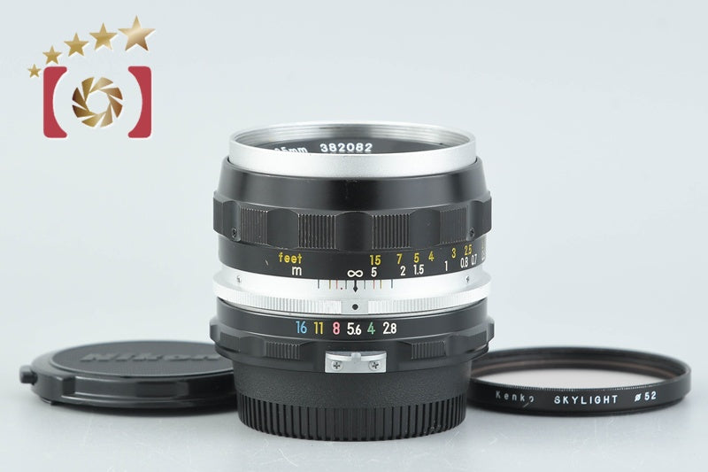 極美品 Nikon NIKKOR AUTO S 35mm f2.8 Nikon 35mm f/2.8 Nikkor-S Auto Review – BestLightPhoto BLOG