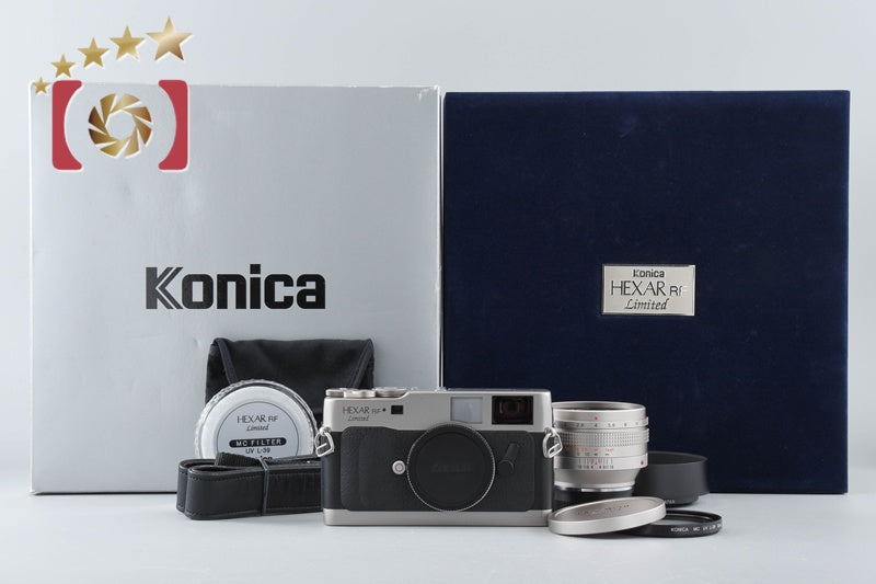 Konica HEXAR RF Limited + M-HEXANON 50mm f/1.2 Limited w/ Box 2026.04