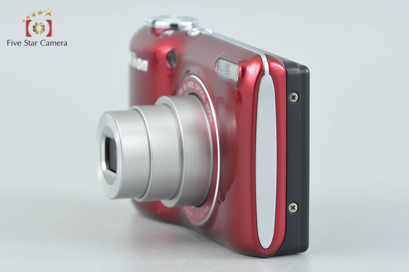 Nikon COOLPIX L26 Red 16.1 MP Digital Camera w/ Box